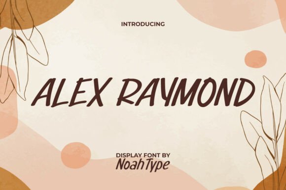 Alex Raymond: A Modern Display Font for Digital Design