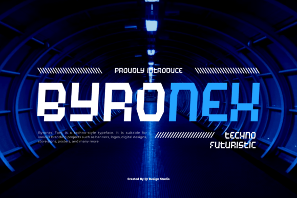 Byronex: A Bold Display Font for Modern Web Design