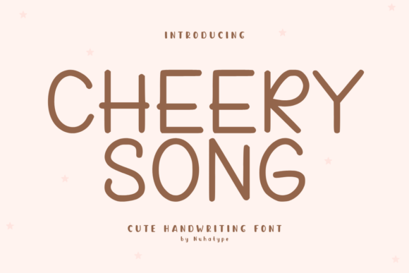 Cheery Song: A Font That Brings Joy to Your Campaigns