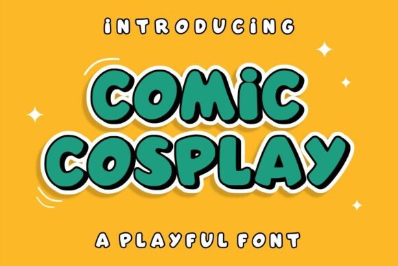 Comic Cosplay: A Bold Font for Branding Projects