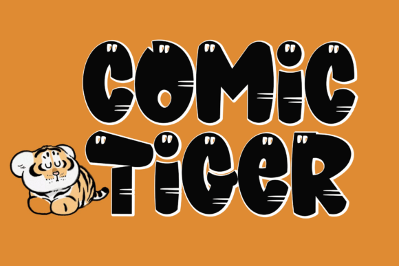 Comic Tiger: A Display Font for Bold Web Design