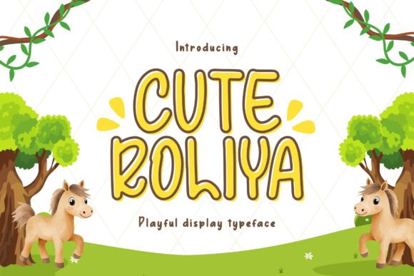 Cute Roliya: A Font for Playful Editorial Design