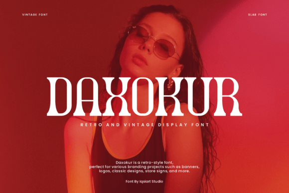 Daxokur: A Display Font for Bold Digital Expression