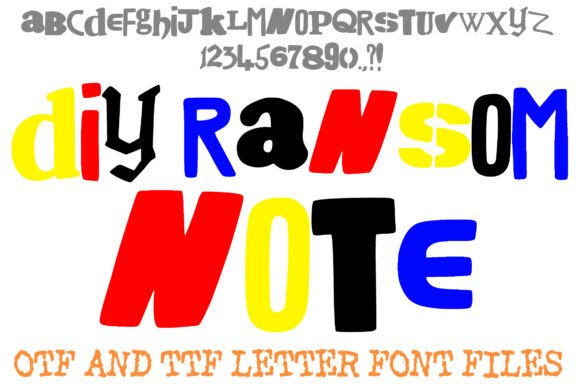 Diy Ransom Note Font Review for Campaign Designers