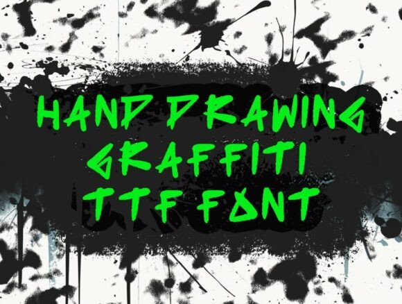 Hand Drawn Graffiti: A Font That Speaks the Language of Urban Creativity
