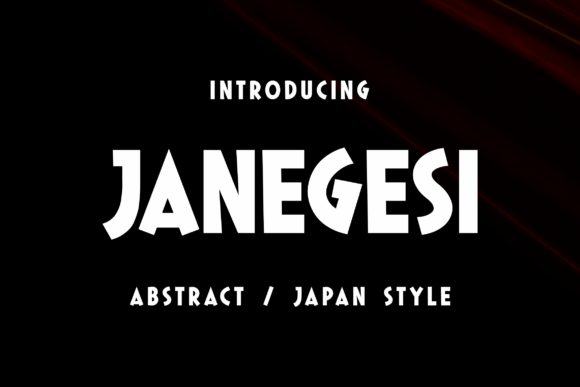 Janegesi: A Font That Breathes Zen Into Editorial Design