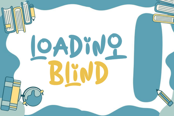 Loading Blind: A Font for Graceful Editorial Design