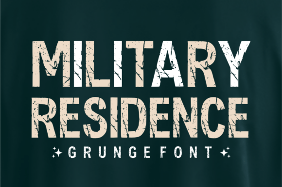 Military Residence: A Font That Adds Character to Your Brand
