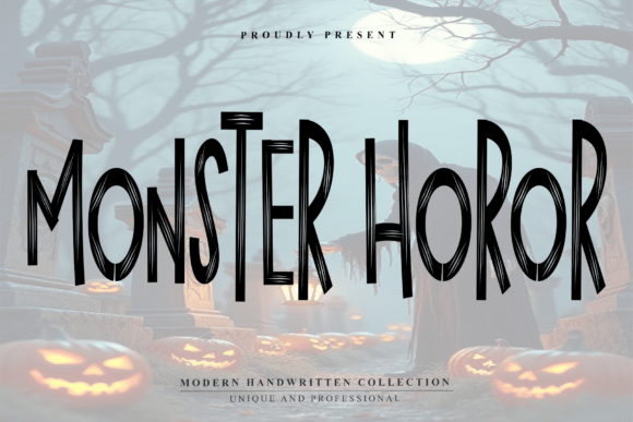 Monster Horor: A Font That Spills Into Your Creations