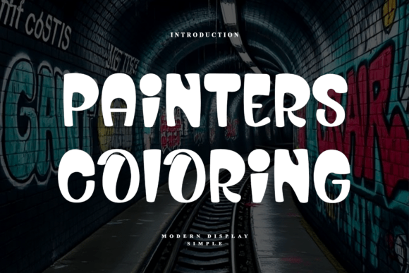 Painters Coloring: A Playful Font for Dynamic Campaigns