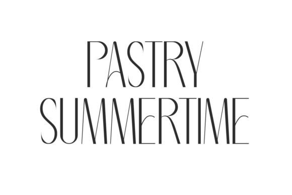 Pastry Summertime: A Font That Elevates Your Brand