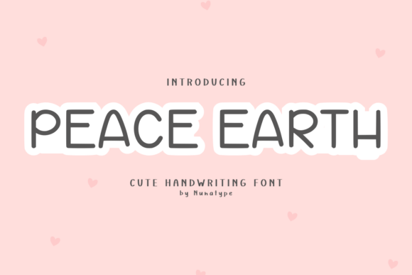 Peace Earth: A Warm Display Font for Digital Design