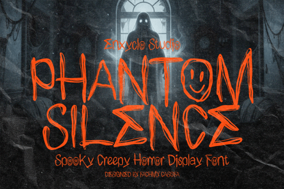 Phantom Silence: A Bold Statement in Horror Typography