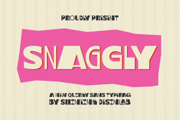 Snaggly: A Bold Font for Digital Branding