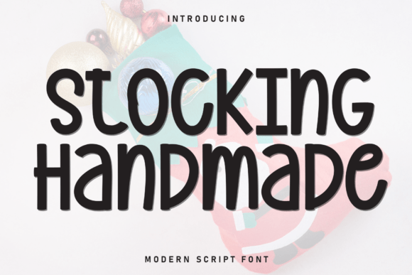 Stocking Handmade: A Warm Display Font for Editorial Design