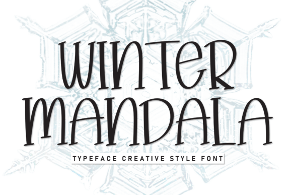 Winter Mandala: A Font That Adds Warmth and Personality to Digital Design